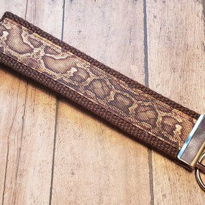 Snake Print / Boa Wrist Keyfob